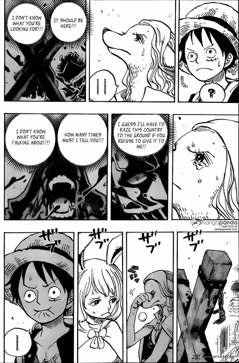 One Piece Manga Chapter 806 page 8 - At the Fortress of Right Belly
