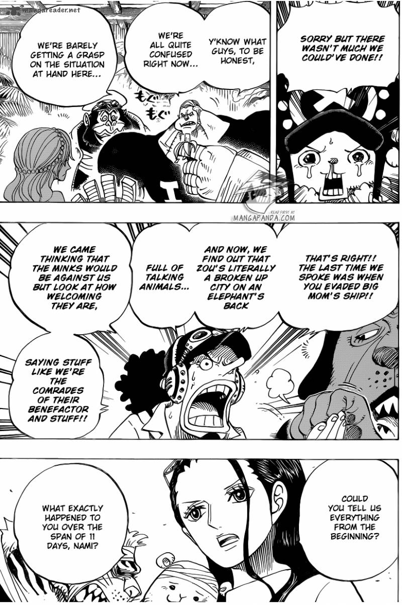 One Piece Manga Chapter 807 page 6 - 10 Days Earlier