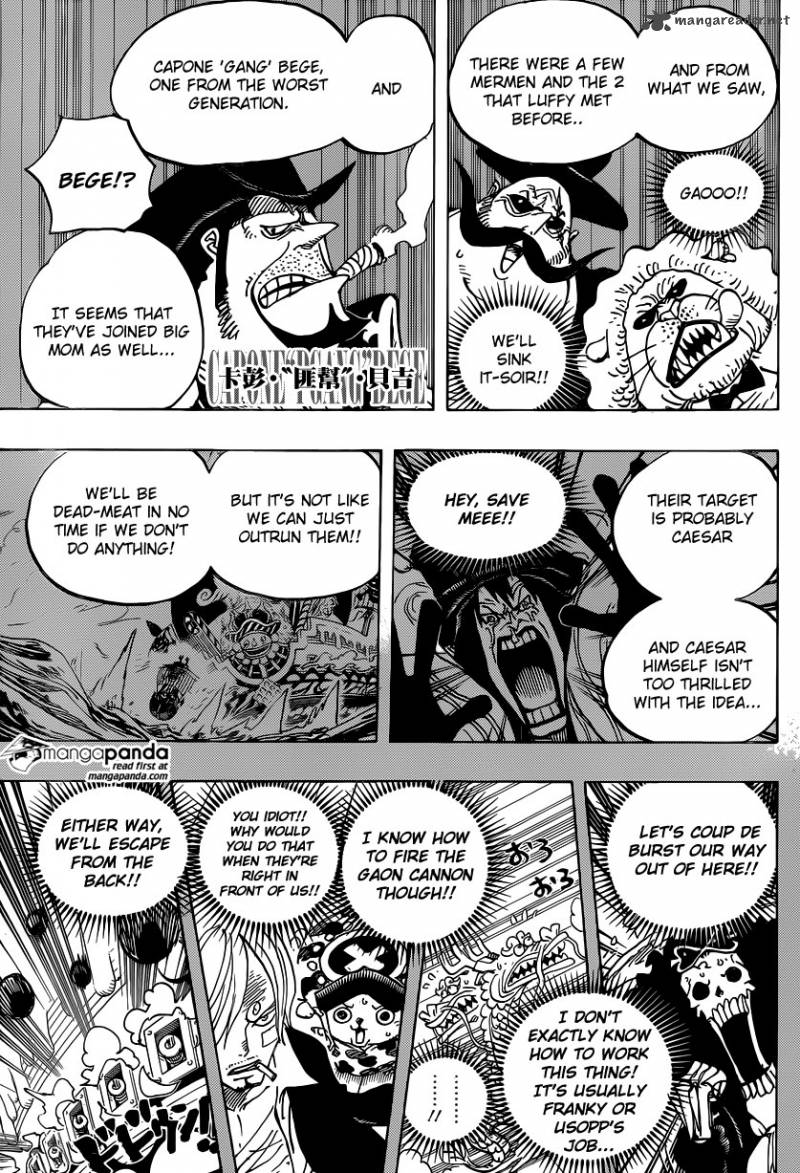 One Piece Manga Chapter 807 page 8 - 10 Days Earlier