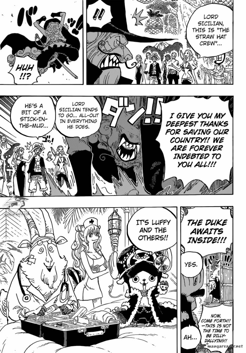 One Piece Manga Chapter 808 page 14 - Duke Inuarashi