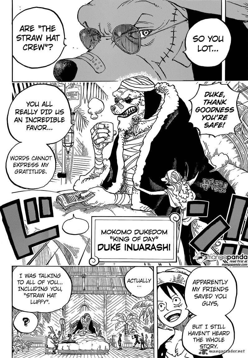 One Piece Manga Chapter 808 page 15 - Duke Inuarashi