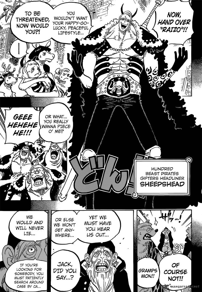 One Piece Manga Chapter 808 page 5 - Duke Inuarashi