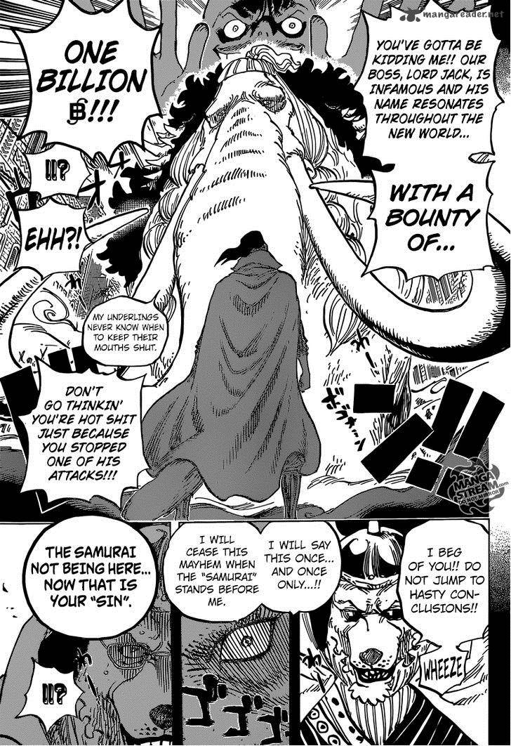 One Piece Manga Chapter 809 page 14 - Master Nekomamushi