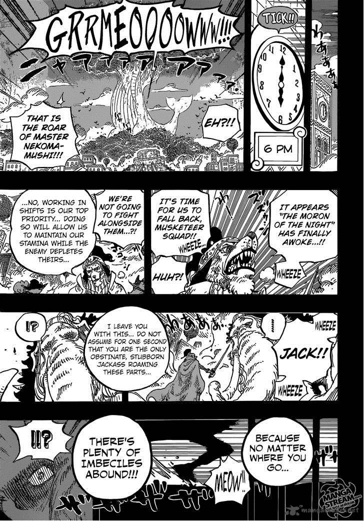 One Piece Manga Chapter 809 page 16 - Master Nekomamushi