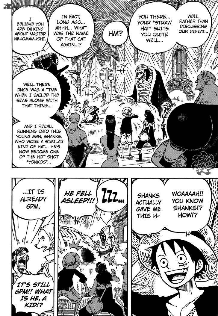 One Piece Manga Chapter 809 page 6 - Master Nekomamushi