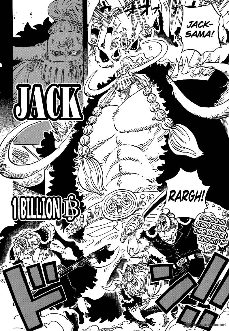 One Piece Manga Chapter 810 page 2 - The Curly Hat Pirates Arrive