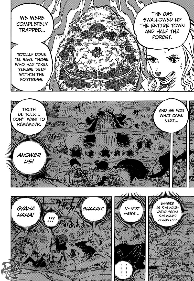 One Piece Manga Chapter 810 page 8 - The Curly Hat Pirates Arrive