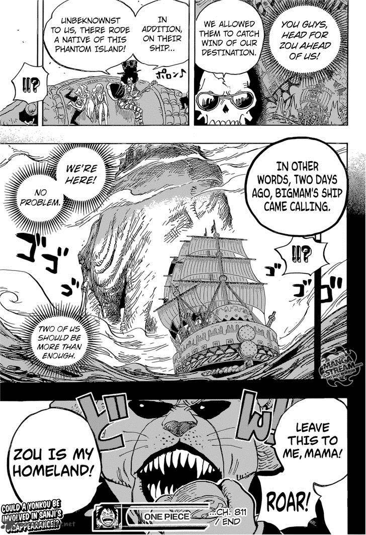 One Piece Manga Chapter 811 page 18 - Roko