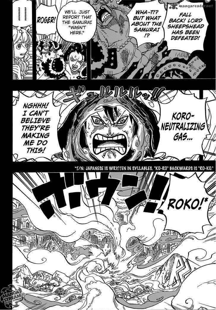 One Piece Manga Chapter 811 page 5 - Roko