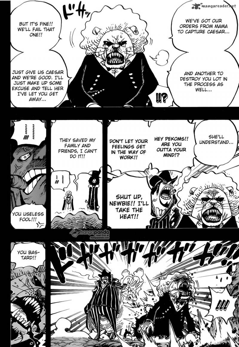 One Piece Manga Chapter 812 page 10 - Capone "Gang" Bege