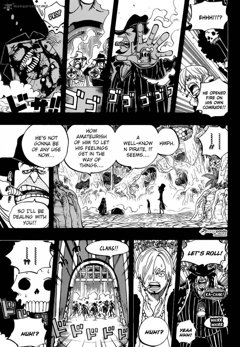 One Piece Manga Chapter 812 page 11 - Capone "Gang" Bege
