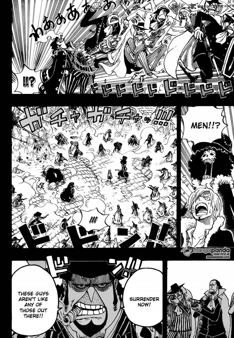 One Piece Manga Chapter 812 page 12 - Capone "Gang" Bege