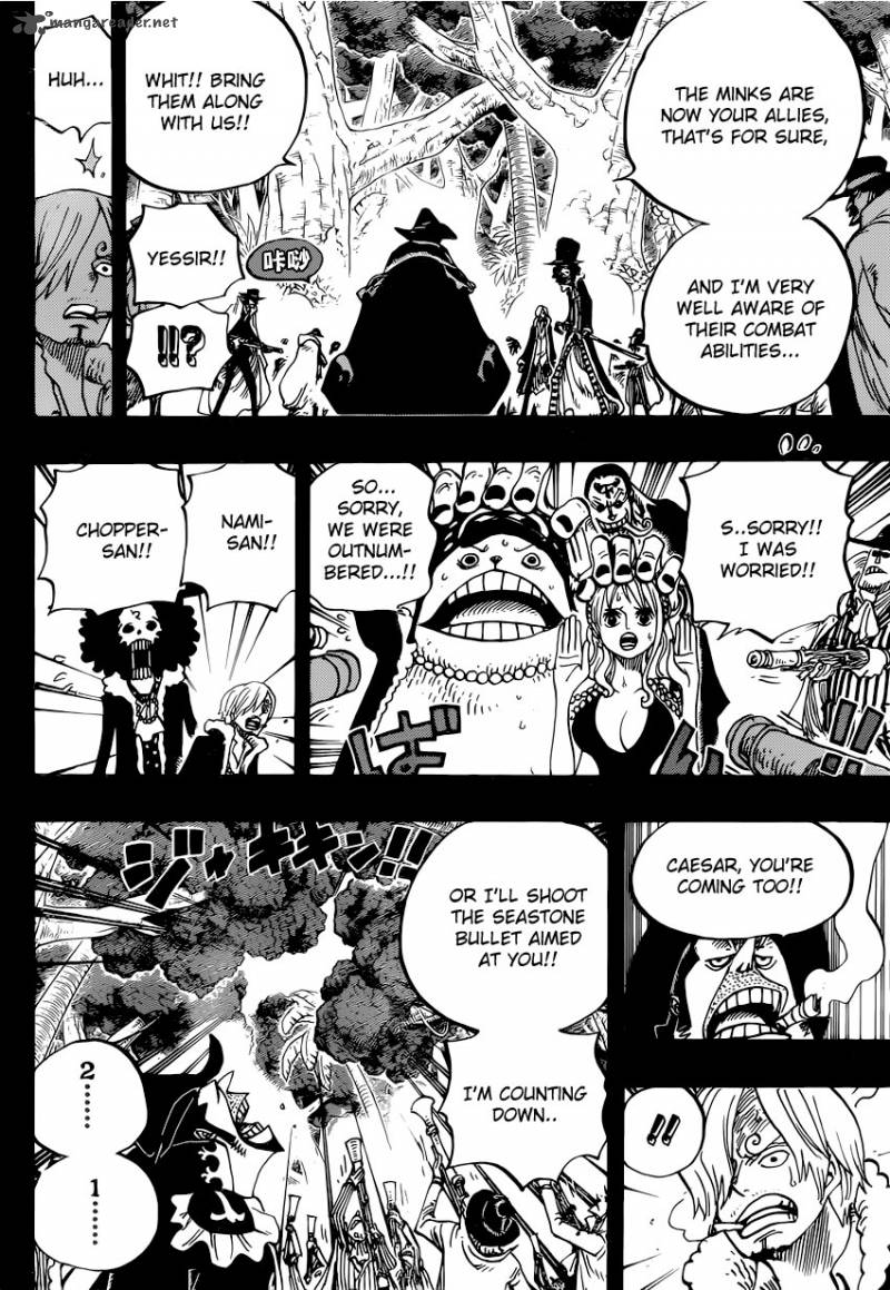 One Piece Manga Chapter 812 page 14 - Capone "Gang" Bege