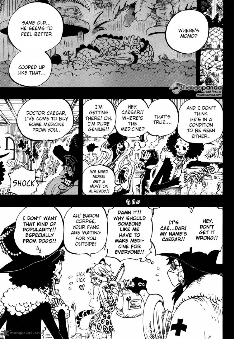One Piece Manga Chapter 812 page 5 - Capone "Gang" Bege
