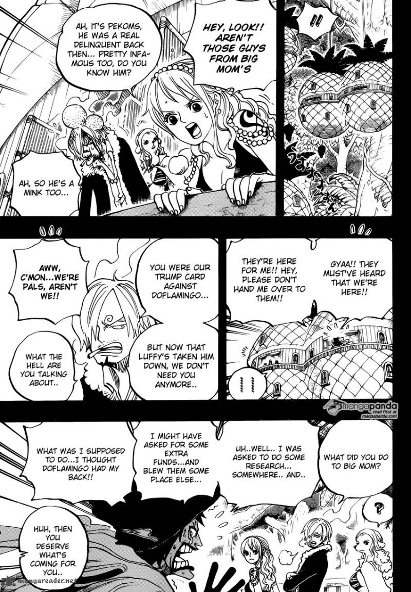 One Piece Manga Chapter 812 page 7 - Capone "Gang" Bege