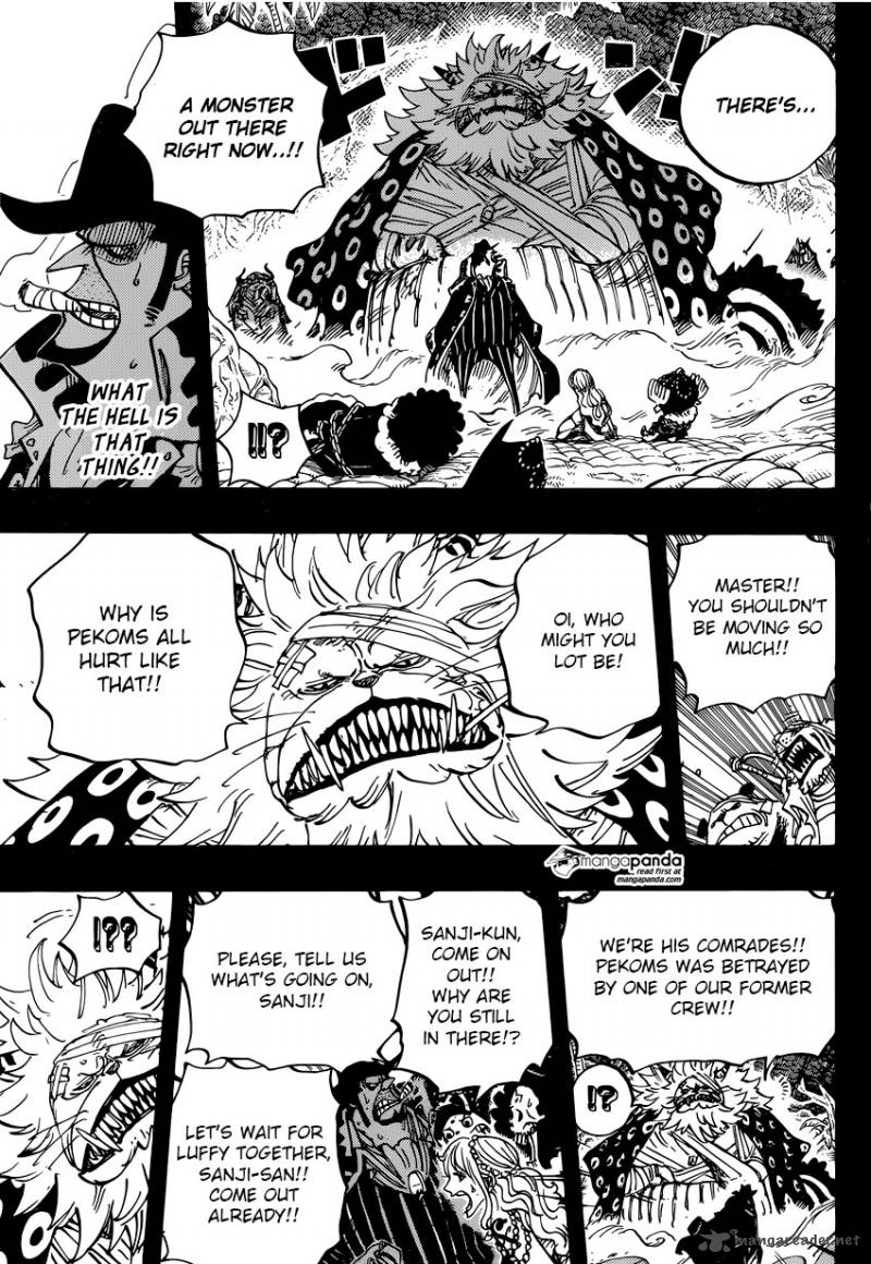 One Piece Manga Chapter 813 page 15 - Tea Party Invitation