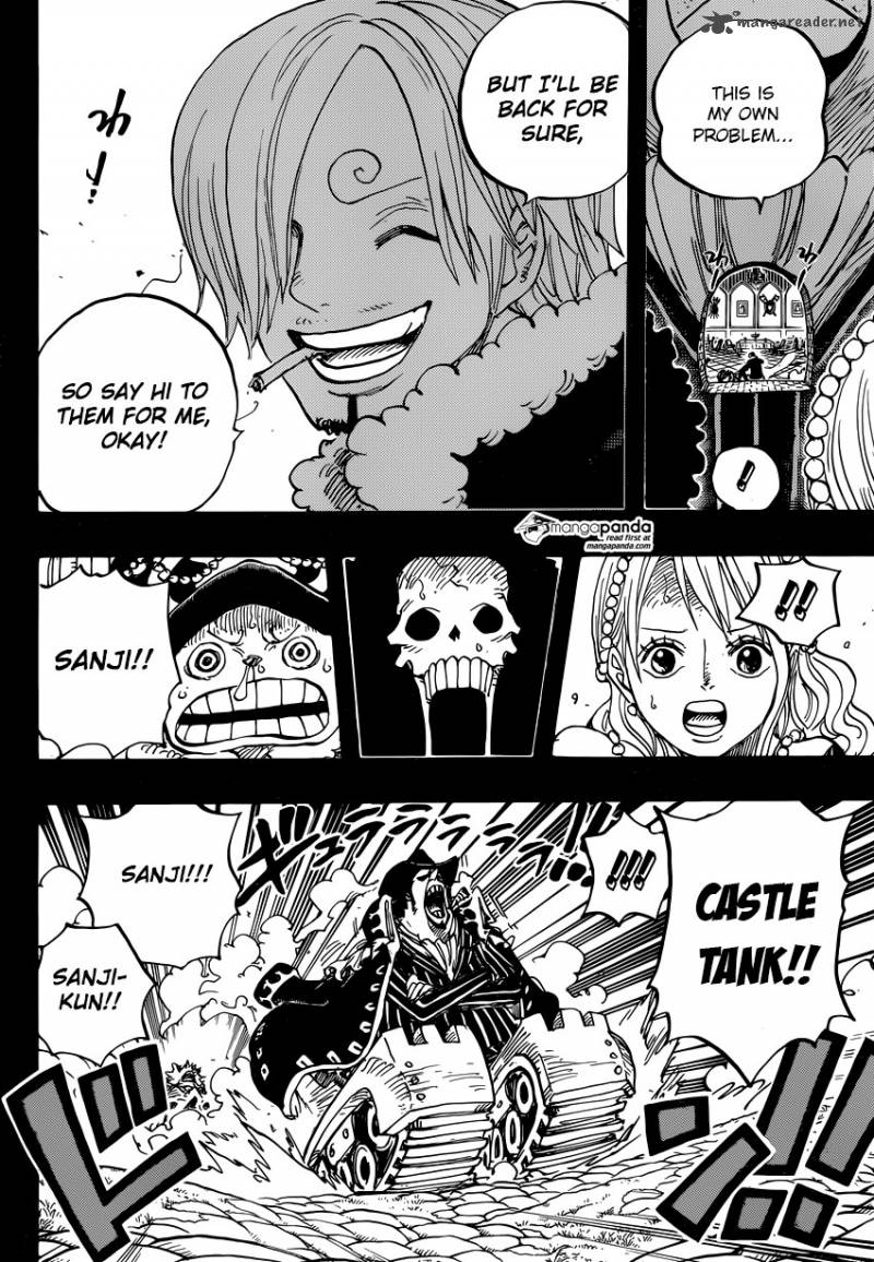 One Piece Manga Chapter 813 page 16 - Tea Party Invitation