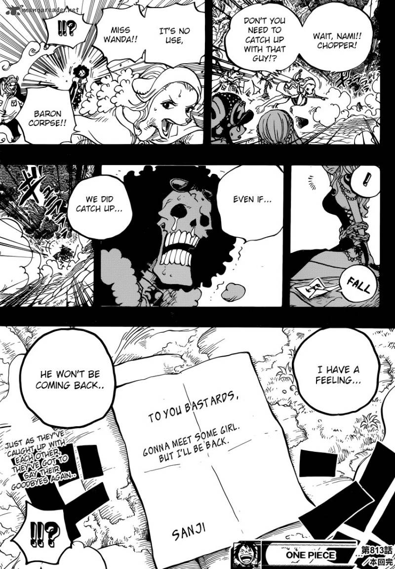 One Piece Manga Chapter 813 page 17 - Tea Party Invitation