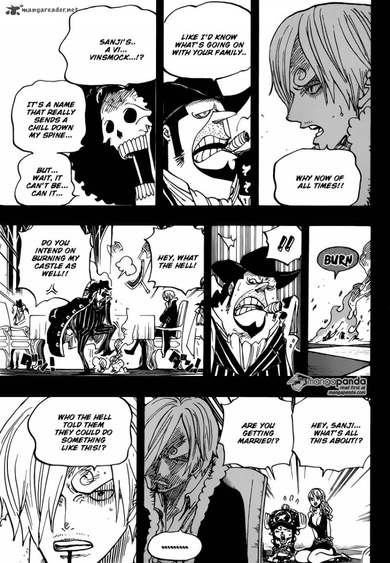 One Piece Manga Chapter 813 page 3 - Tea Party Invitation