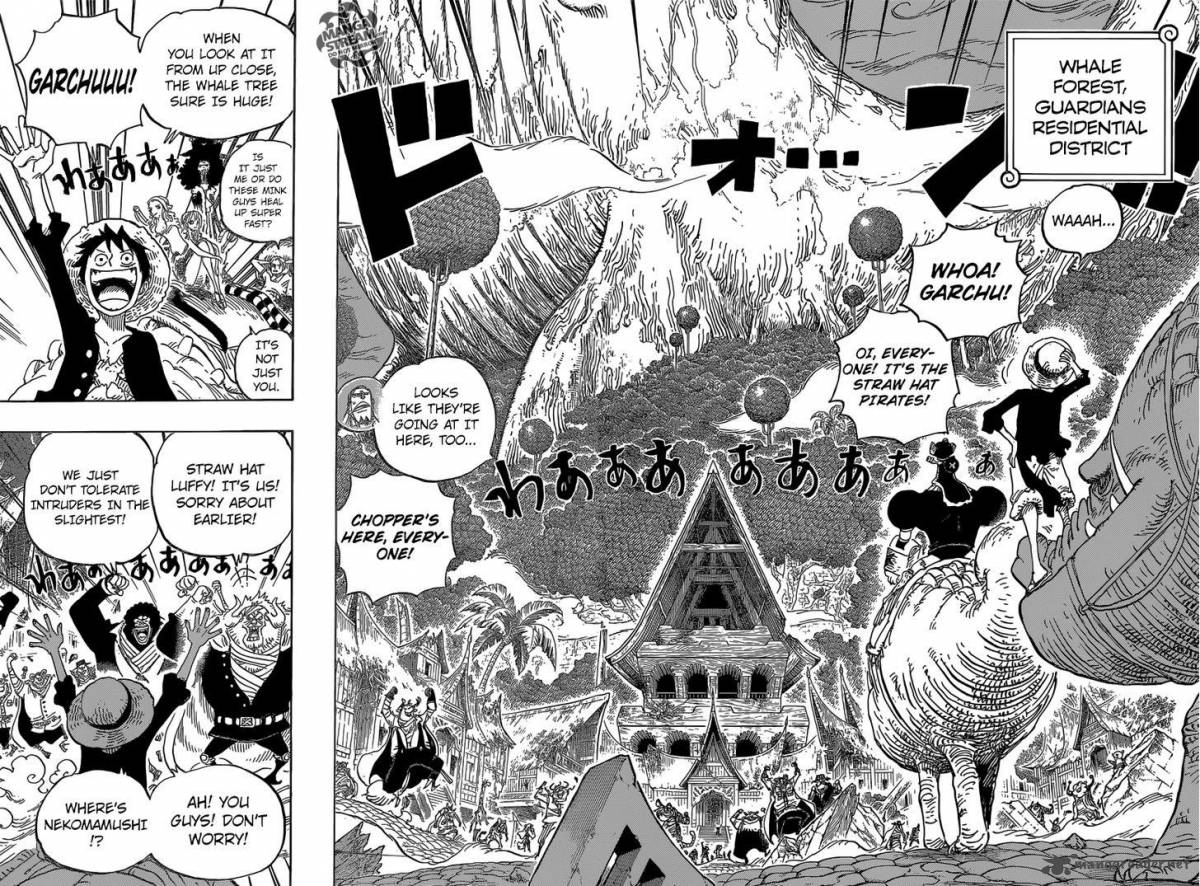 One Piece Manga Chapter 814 page 10 - Let's Go See Master Nekomamushi