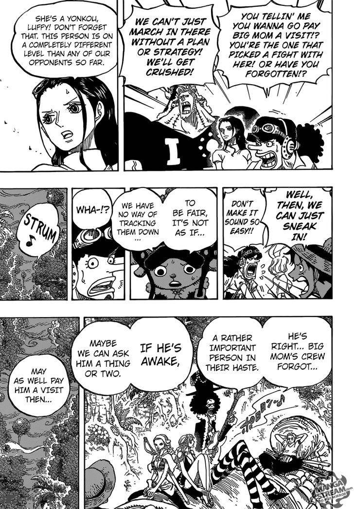 One Piece Manga Chapter 814 page 9 - Let's Go See Master Nekomamushi
