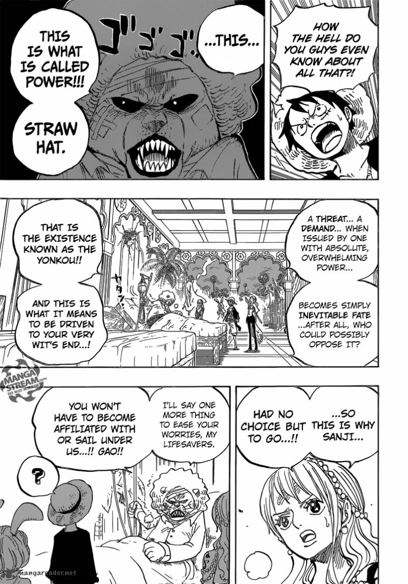 One Piece Manga Chapter 815 page 5 - Take Me with You!!
