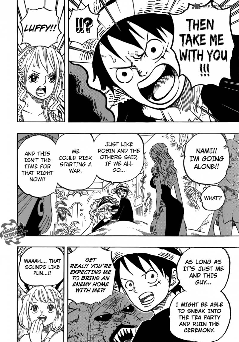One Piece Manga Chapter 815 page 8 - Take Me with You!!