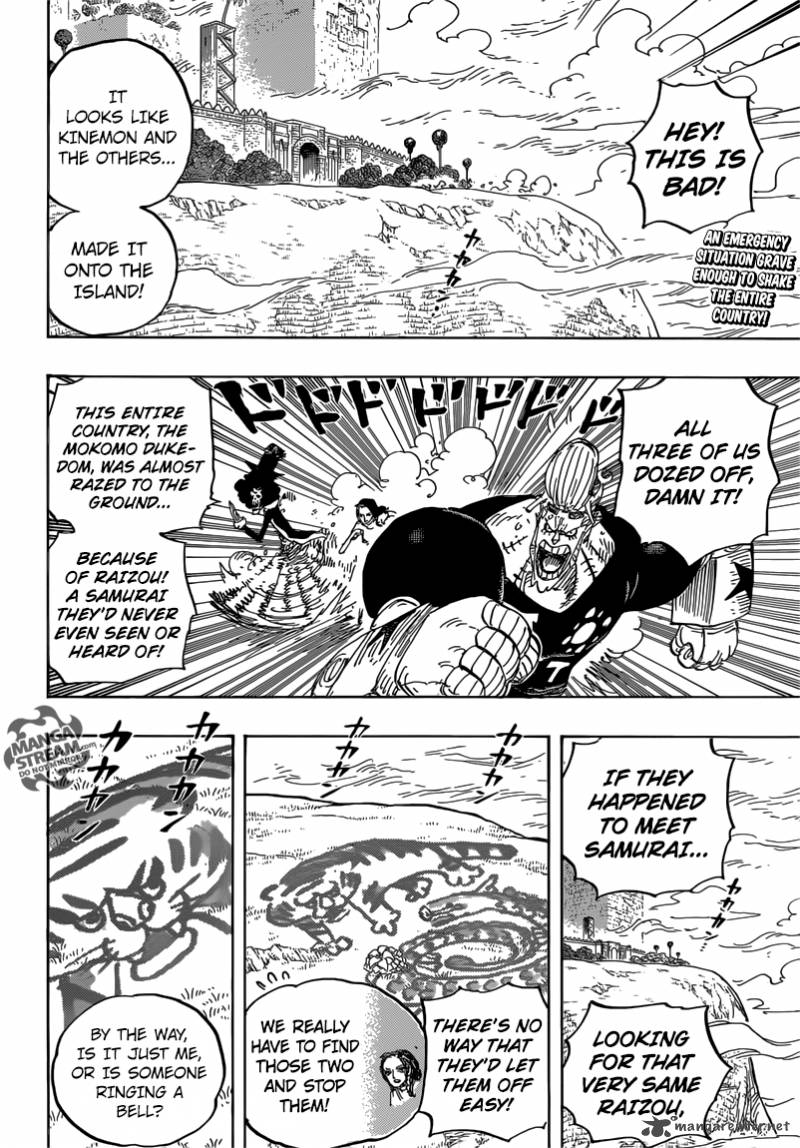 One Piece Manga Chapter 816 page 2 - Dog vs. Cat