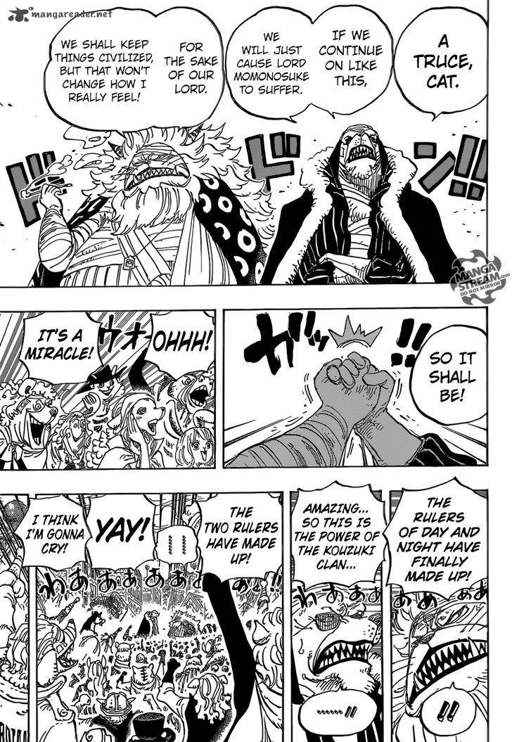 One Piece Manga Chapter 817 page 11 - Raizo of the Mist