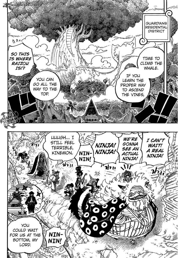 One Piece Manga Chapter 817 page 12 - Raizo of the Mist
