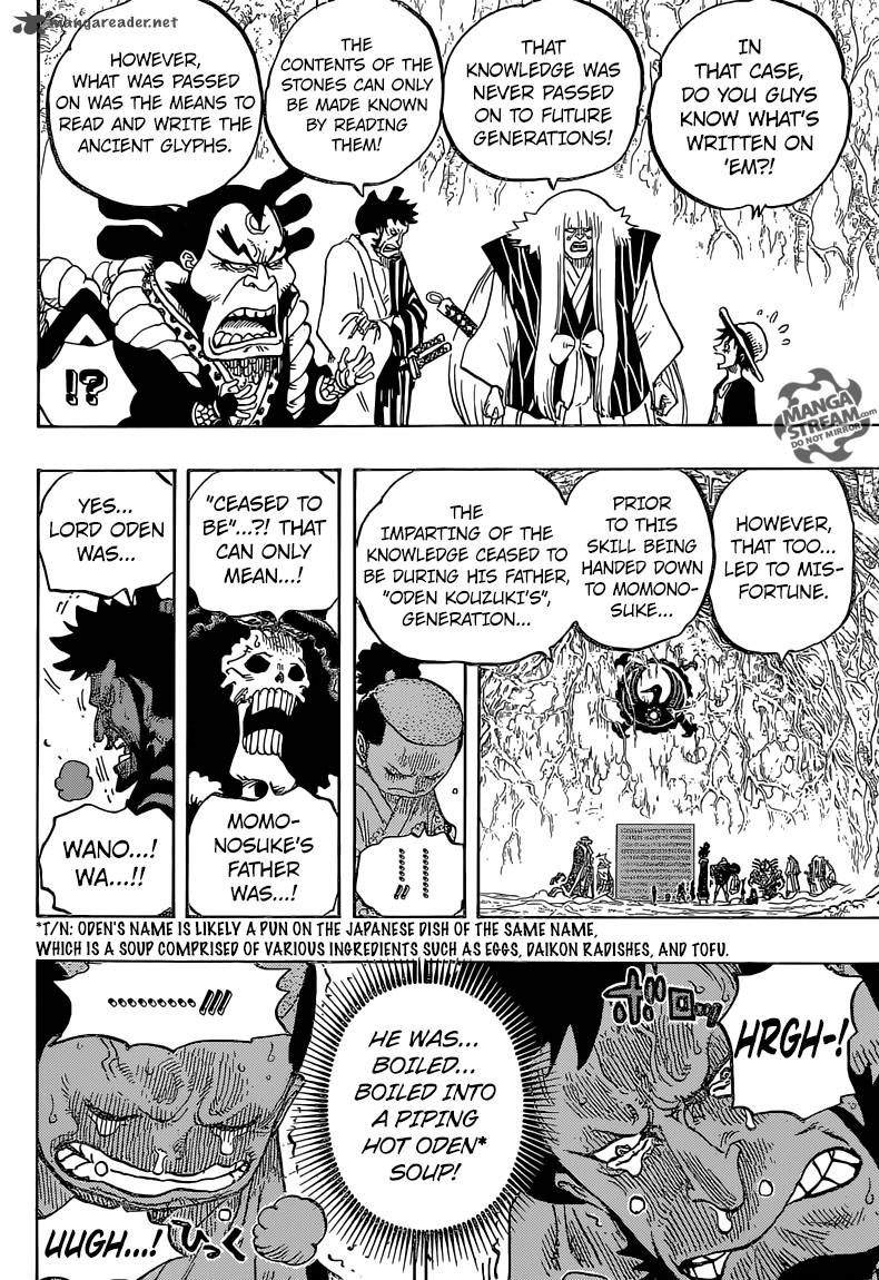 One Piece Manga Chapter 818 page 12 - Inside the Whale