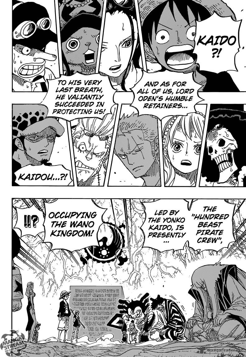One Piece Manga Chapter 818 page 14 - Inside the Whale
