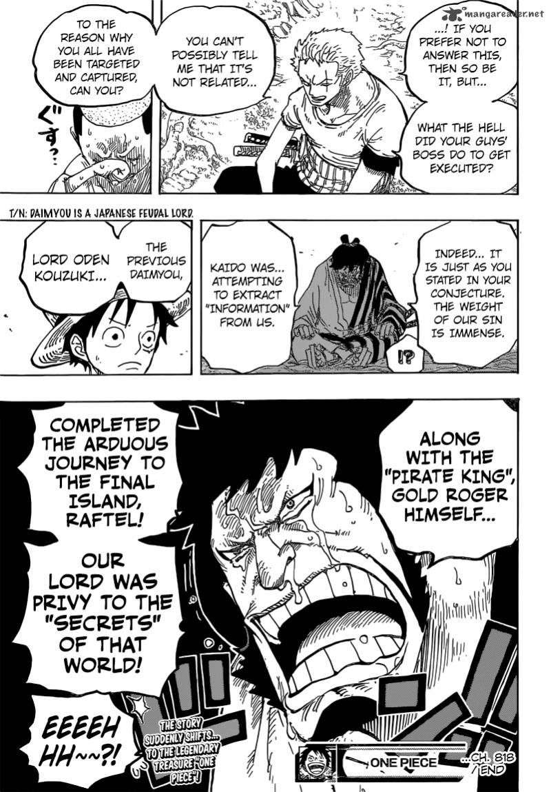 One Piece Manga Chapter 818 page 15 - Inside the Whale