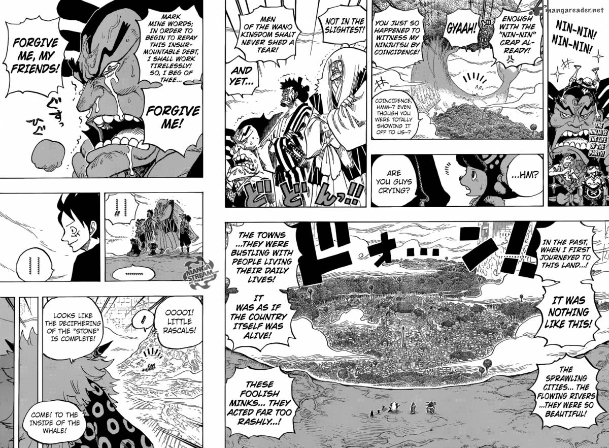 One Piece Manga Chapter 818 page 2 - Inside the Whale