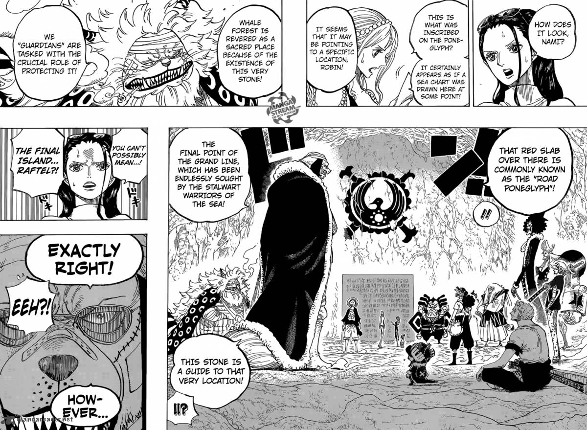 One Piece Manga Chapter 818 page 3 - Inside the Whale