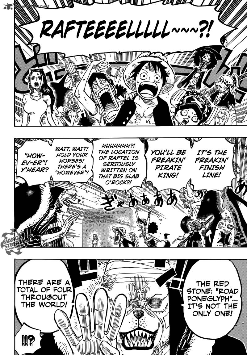 One Piece Manga Chapter 818 page 4 - Inside the Whale