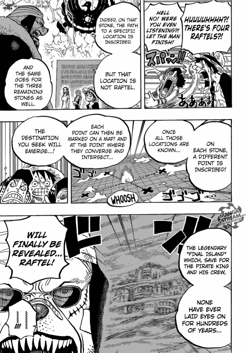 One Piece Manga Chapter 818 page 5 - Inside the Whale
