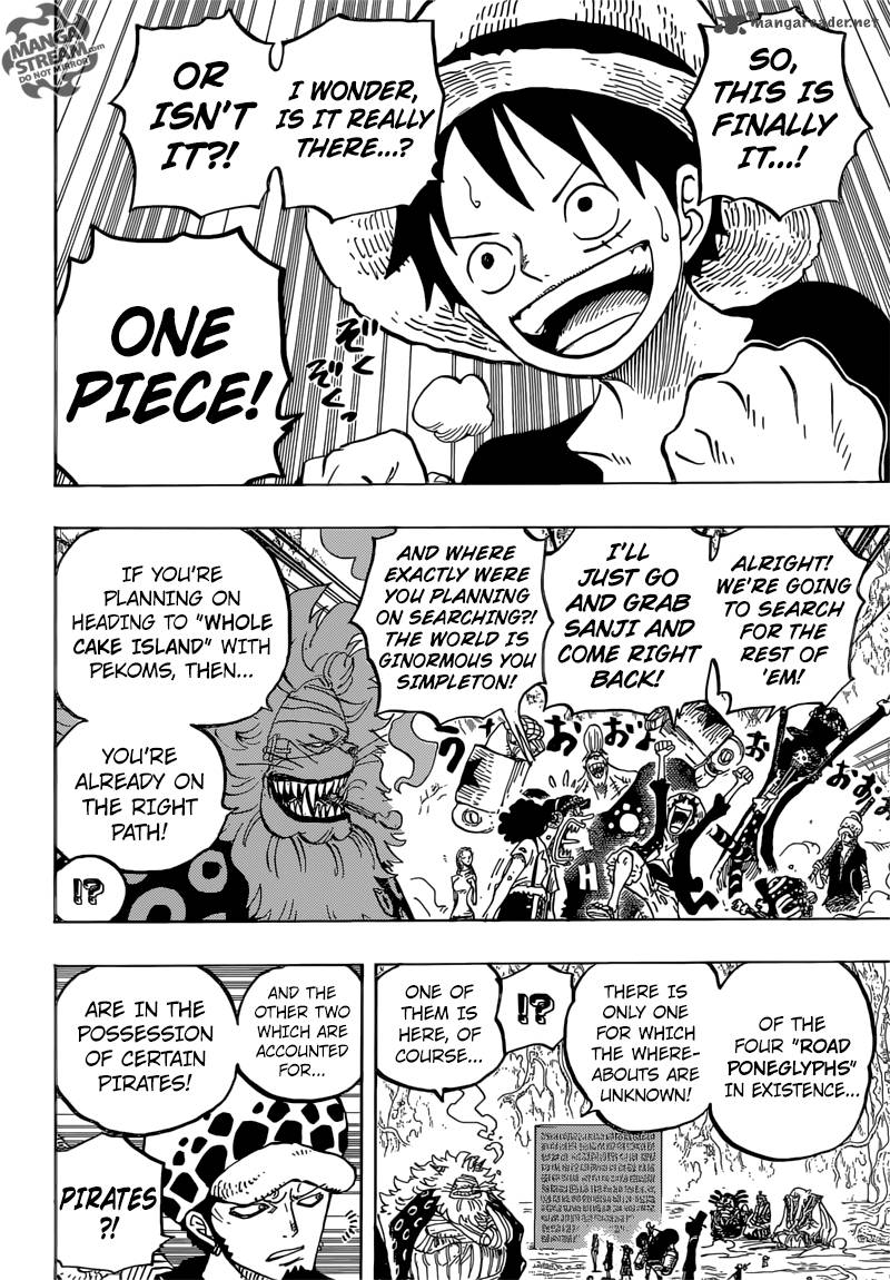 One Piece Manga Chapter 818 page 6 - Inside the Whale