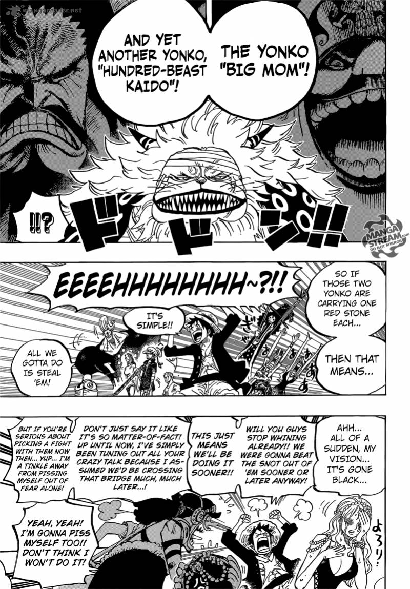 One Piece Manga Chapter 818 page 7 - Inside the Whale