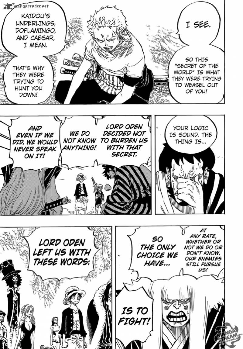 One Piece Manga Chapter 819 page 4 - Momonosuke, Heir to the Kouzuki Family