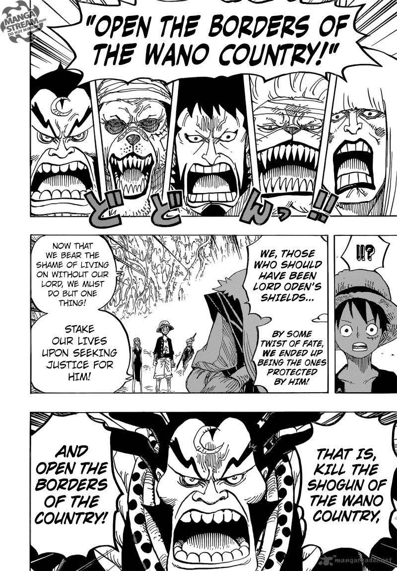 One Piece Manga Chapter 819 page 5 - Momonosuke, Heir to the Kouzuki Family