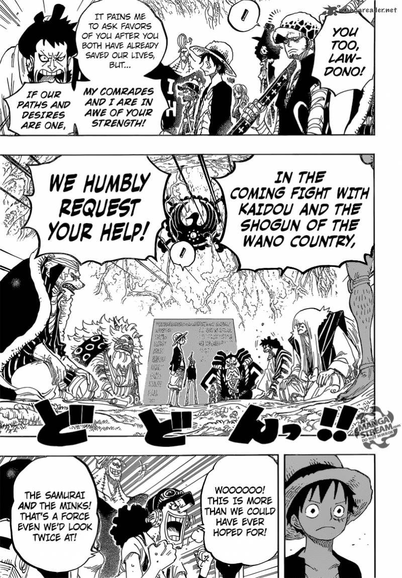 One Piece Manga Chapter 819 page 8 - Momonosuke, Heir to the Kouzuki Family