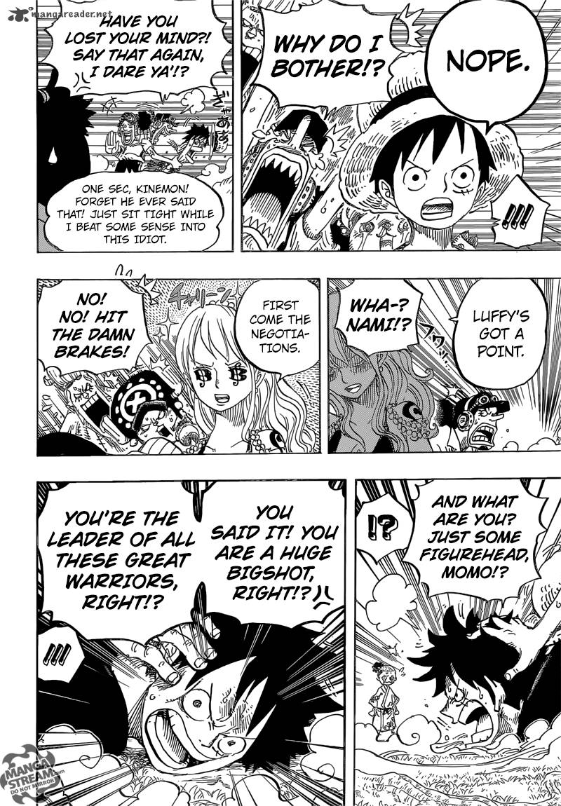 One Piece Manga Chapter 819 page 9 - Momonosuke, Heir to the Kouzuki Family