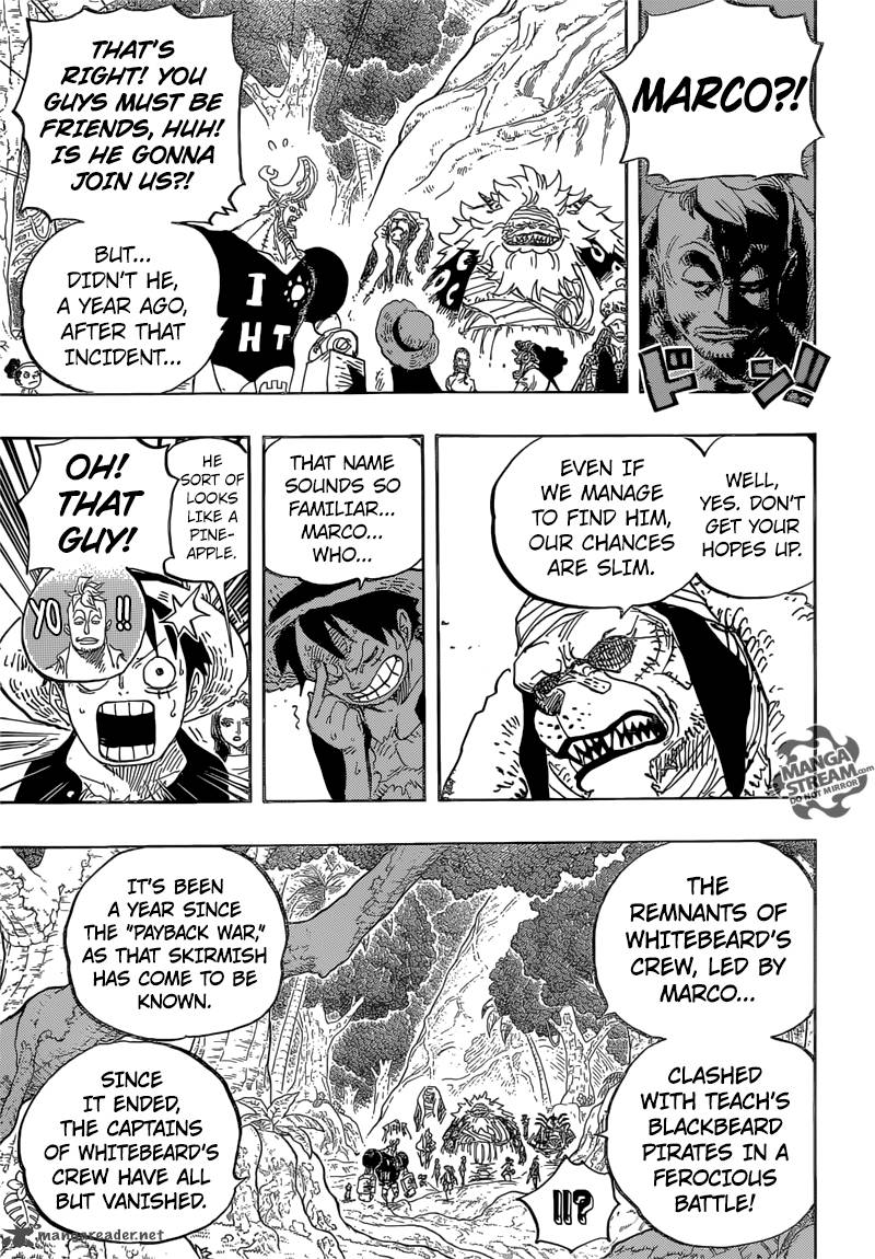 One Piece Manga Chapter 820 page 11 - Dog and Cat Have a History