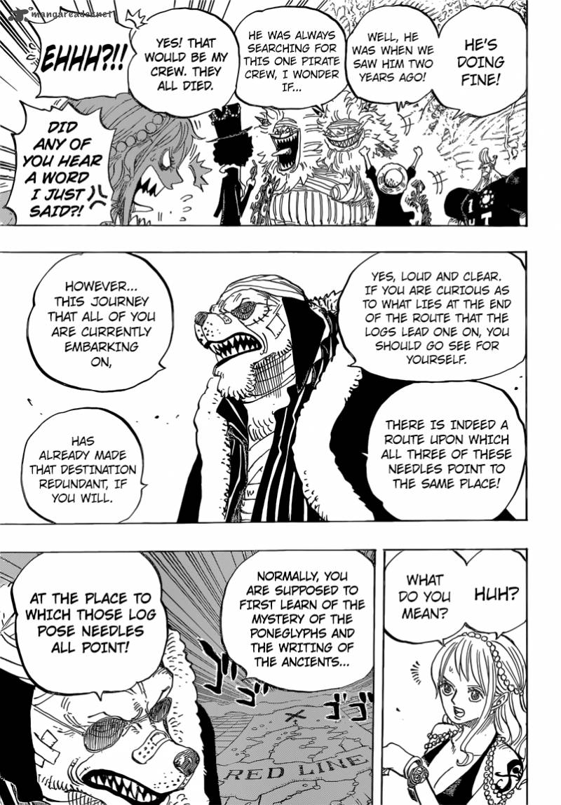 One Piece Manga Chapter 820 page 7 - Dog and Cat Have a History