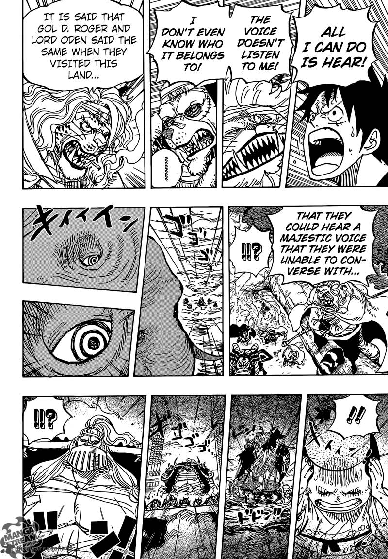 One Piece Manga Chapter 821 page 10 - Understood