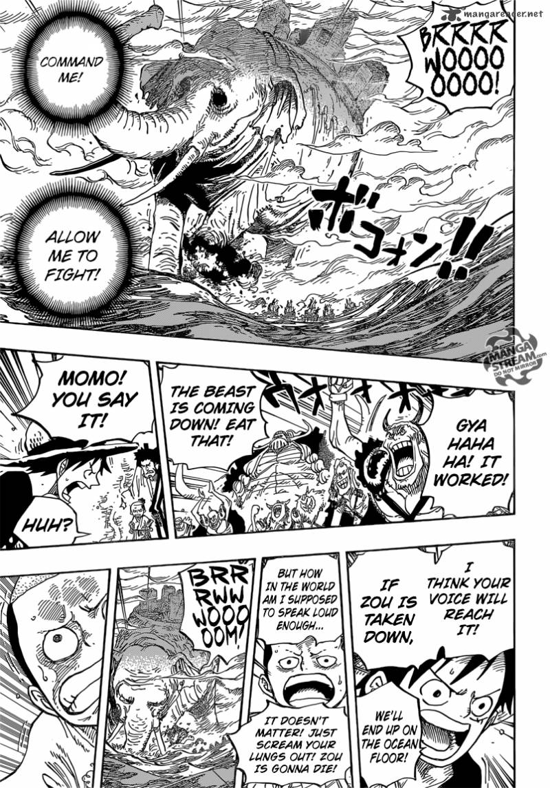 One Piece Manga Chapter 821 page 13 - Understood