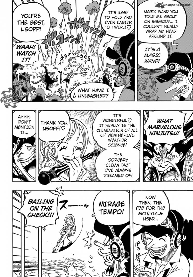 One Piece Manga Chapter 822 page 12 - Descending the Elephant
