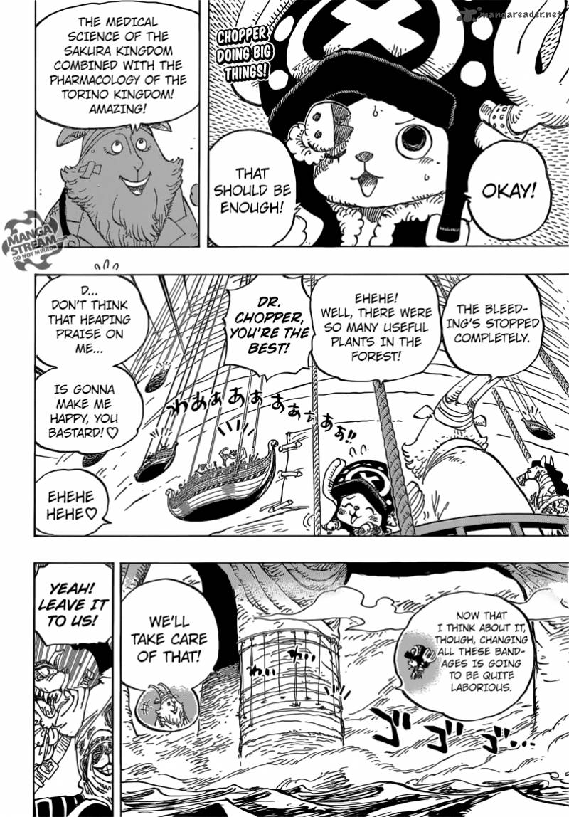 One Piece Manga Chapter 822 page 2 - Descending the Elephant