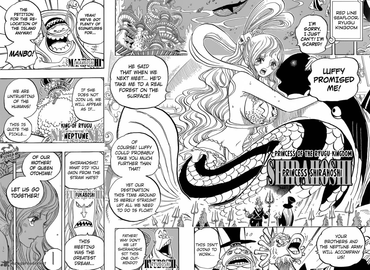One Piece Manga Chapter 823 page 11 - The World is Restless